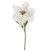 Poinsettia Velvet Stem Wht