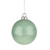 Bauble Christmas Glitter Mint Green 8Cm Crf