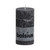 Bolsius Rustic Pillar 130 x 68 - Anthracite (BT 43 hours)
