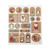 Stickers, Christmas stickers, 15x16,5 cm, 1 sheet