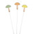 Pick Metal Mushroom 3 Assorted