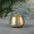 Hyde Park Brush Metal Pot Cover Small Brushed Gold