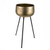 Olympia Metal Plant Pot On Stand Light Gold