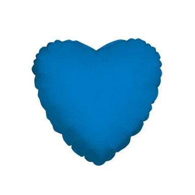 18" Heart - Royal Blue - CB Gold