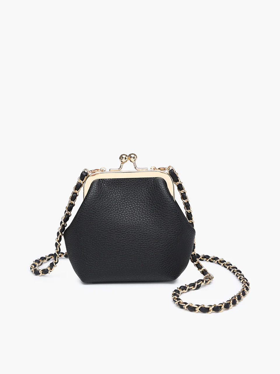 Coin Purse - Black Classic Leather