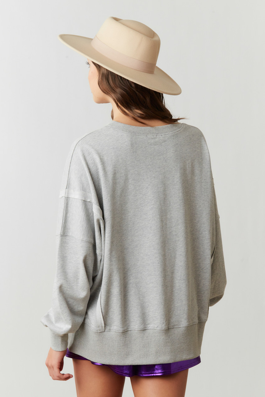 HAPIMO Savings Sweatshirt for Women Crewneck Pullover Tops Ghost