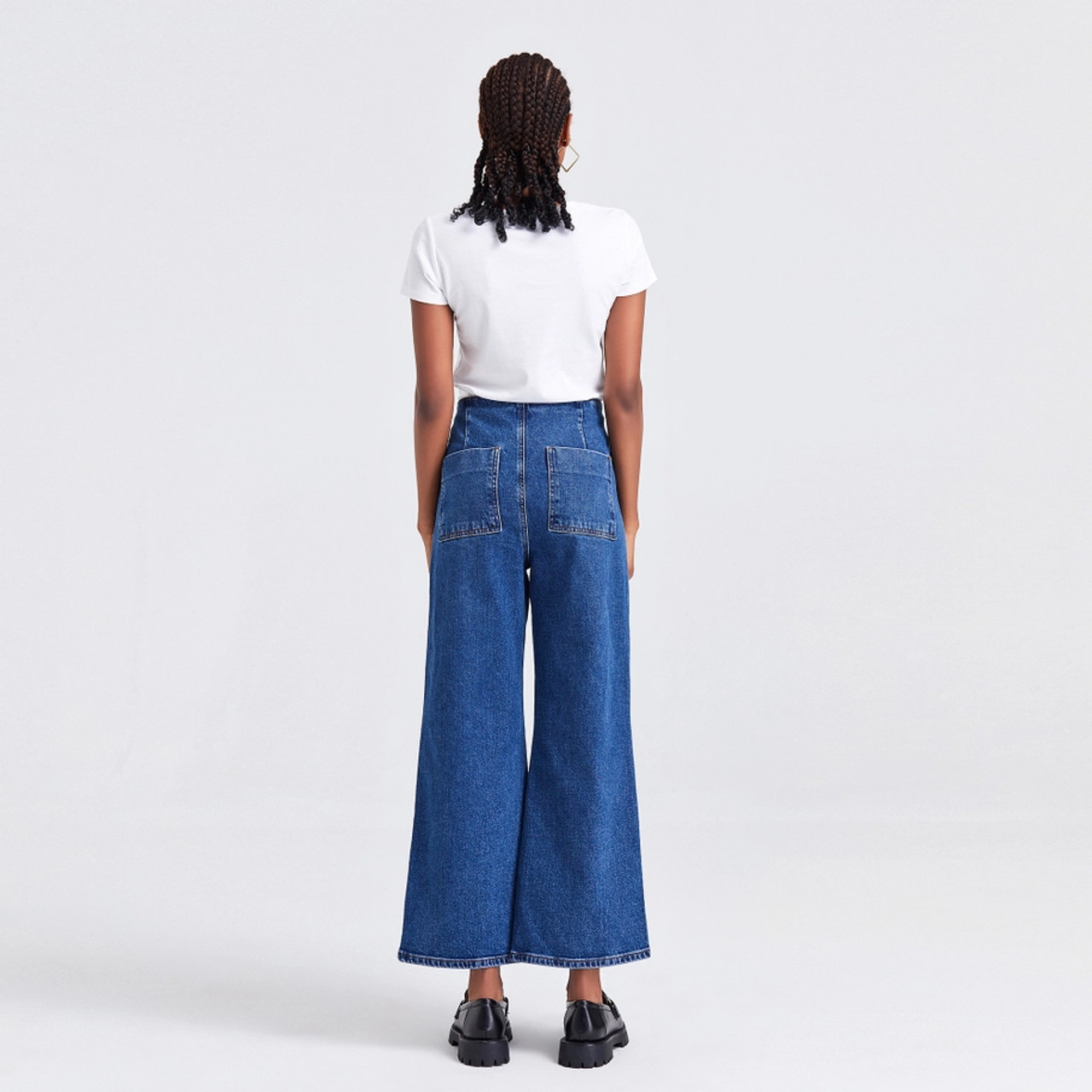 【U LAN】Bonnie Low Rise Wide Denim Pants Bonnie Low Rise Wide Denim Pants - ULAN | 60% - Asian