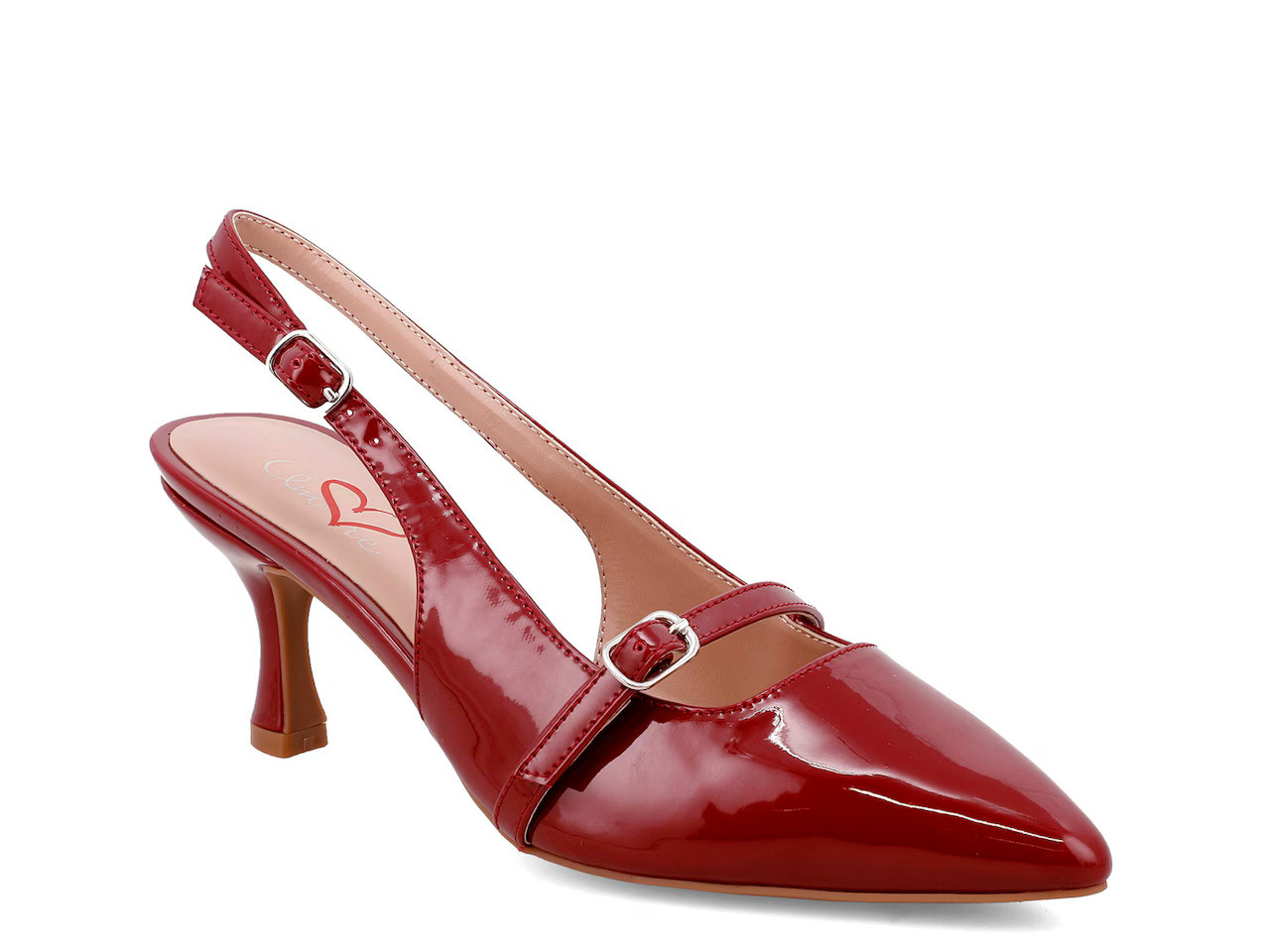 Fine Like Red Wine Kitten Heel