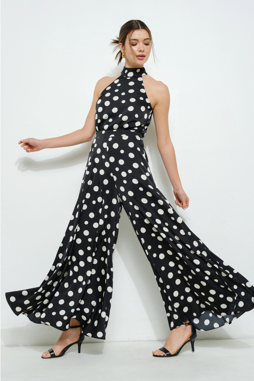 Posh Polka Dot Jumpsuit