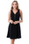 non wrinkle black dress with zipper