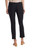 Black Flatten it pull on ankle pant with slit at side seam