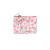 Pink floral silicone pouch