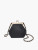 Classic coin purse with crossbody strap
