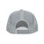 Grey hat with silver and gold star patch