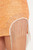 Orange sequin skirt with rhinestone fringe detail
