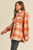 Orange flannel shacket