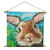 Bunny tapestry art hanging