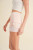 Ballet pink exercise skort with mesh overlay