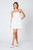 white babydoll mini dress