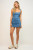 fitted denim dress