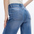 Relaxed straight leg jean with front patch pockets