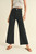 Classic wide leg jean in black