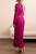 2351O Magenta Twofer Maxi Dress 2351O Magenta Twofer Maxi Dress
