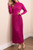 magenta long sleeve twofer dress magenta long sleeve twofer dress