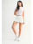 white denim skort with built in shorts