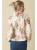 floral print lightweight denim jacket shirt