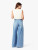 pleated denim trouser light weight