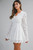 long sleeve eyelet lace mini dress