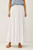 white tiered maxi skirt