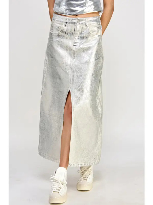 Buy Upcycled Denim skirt Online - Folk India