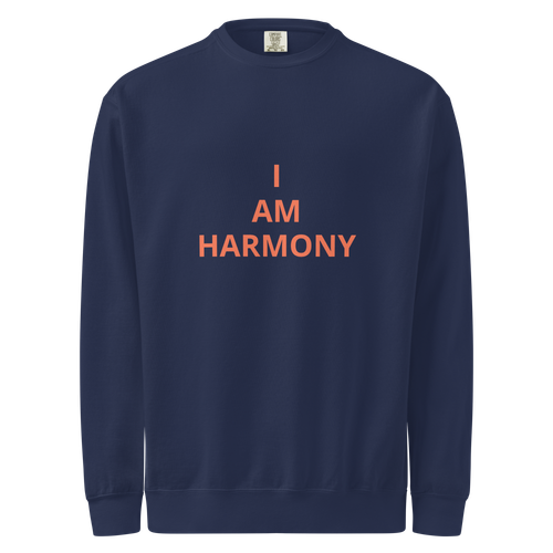 SWEATSHIRT-MENS-FLEECE-RELAXED-FIT-IMAGE-I-AM-HARMONY