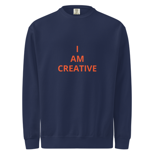 SWEATSHIRT-MENS-FLEECE-RELAXED-FIT-IMAGE-I-AM-CREATIVE