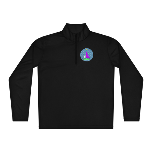 SWEATSHIRT-MENS-QUARTER-ZIP-PULLOVER-IMAGE-BATTEN-DOWN