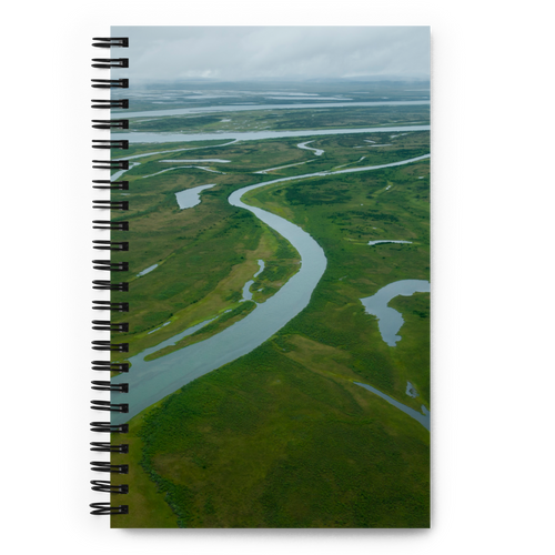 Spiral Notebook US National Parks Planner, Memories, Treasures 049, FRONT. Size: 5.50in x 11.50in (13cm x 21cm). Inspiring Image Design on Front, Textured Background, Text, and Fancy Divider Image on Back. Create memories, record them, organize them, and pass them on to generations as unique family history. Fun gift for Family, Friends, Coworkers, Self, and Others.