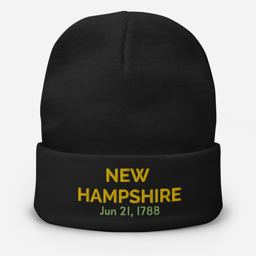KNIT-BEANIE-CAP-USA-STATE-NEW-HAMPSHIRE-1788