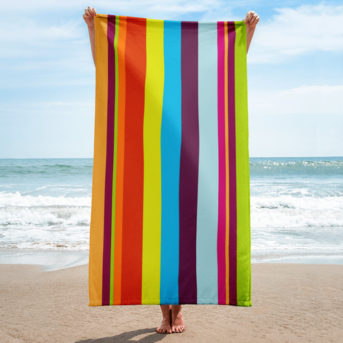 TOWEL-BATH-BEACH-IMAGE-STRIPES