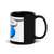 Black Glossy Mug 004 11 oz (325.3 ml) Handle Right