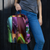 All-Over Print Backpack 002 Top Handles Easy to Hold