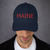 Classic Dad Hat Front Maine 002 Navy, Popular gift for family, friends, coworkers
