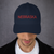 Classic Dad Hat Front Nebraska 002 Navy, Popular gift for family, friends, coworkers