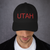 Classic Dad Hat Front Utah 002 Black, Popular gift for family, friends, coworkers