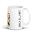 White Glossy Mug Right 15oz (443.603mL) with Coat of Arms for Canadian Territory NEW BRUNSWICK and includes Date of Entry Into Confederation and Territory Name. Great Gift for Family, Friends, Coworkers, and Others.