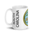 White Glossy Mug Left 15oz (443.603mL) with State Seal for SOUTH CAROLINA. Includes date of admission into Union of United States. And includes Name of State. Great Gift for Family, Friends, Coworkers, and Others.