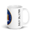 White Glossy Mug Right 15oz (443.603mL) with State Seal for NEW YORK. Includes date of admission into Union of United States. And includes Name of State. Great Gift for Family, Friends, Coworkers, and Others.