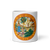 White Glossy Mug Front 11oz (325.309mL) with State Seal for FLORIDA. Includes date of admission into Union of United States. And includes Name of State. Great Gift for Family, Friends, Coworkers, and Others.