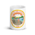 White Glossy Mug Front 15oz (443.603mL) with State Seal for MINNESOTA. Includes date of admission into Union of United States. And includes Name of State. Great Gift for Family, Friends, Coworkers, and Others.